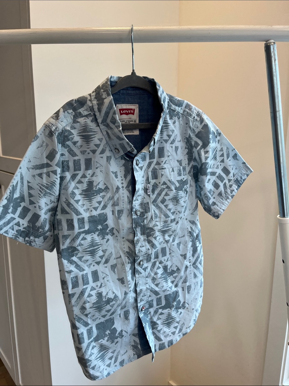 Levi's Geometric Short Sleeve Button-down Shirt